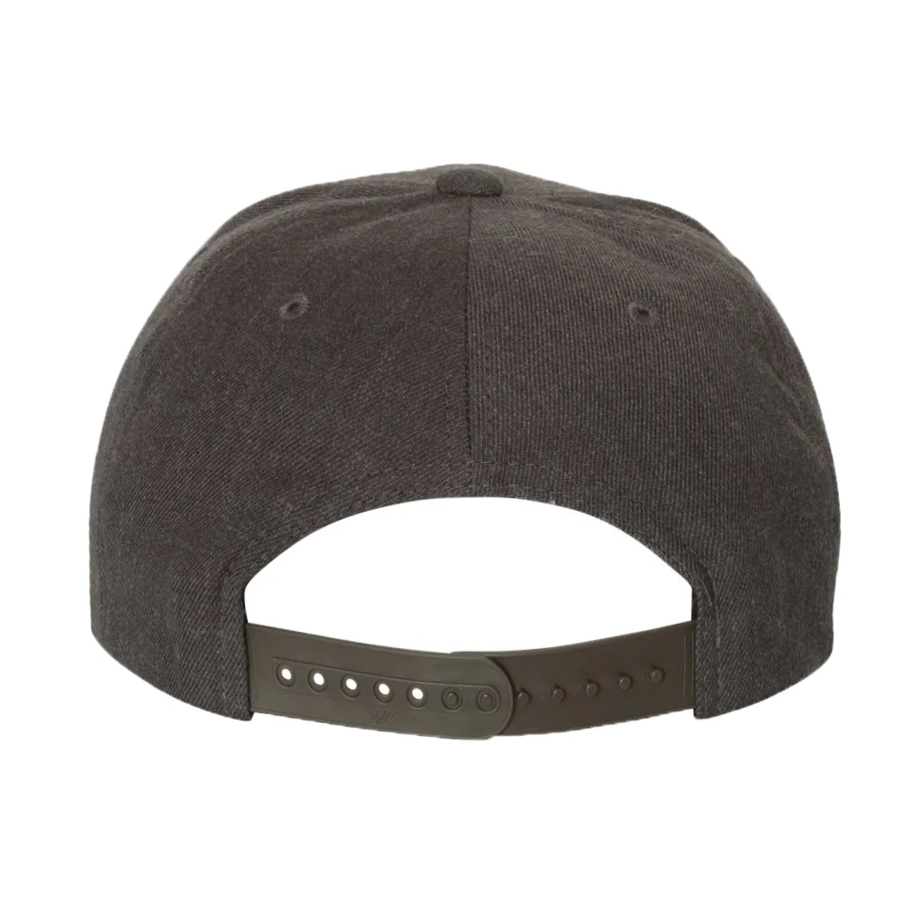 VZLA Flamingo - Dark Heather Flat Snapback Hat - Image 2