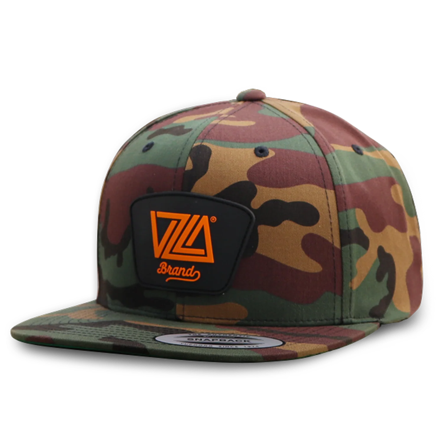 VZLA Flat Bill Snapback Hat - Camo 2.0 - Image 2