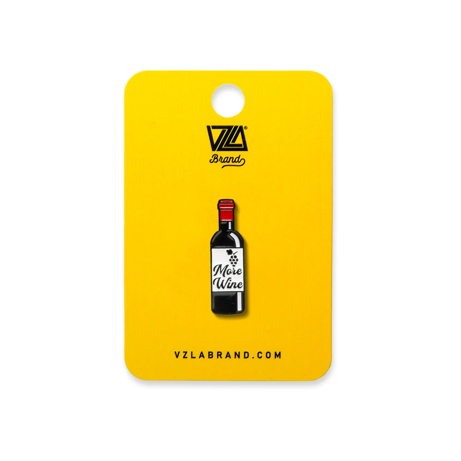 VZLA Red Wine Bottle Pin
